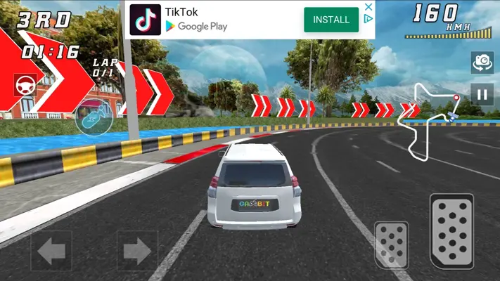 Offroad Prado Car Drifting 3D android App screenshot 0